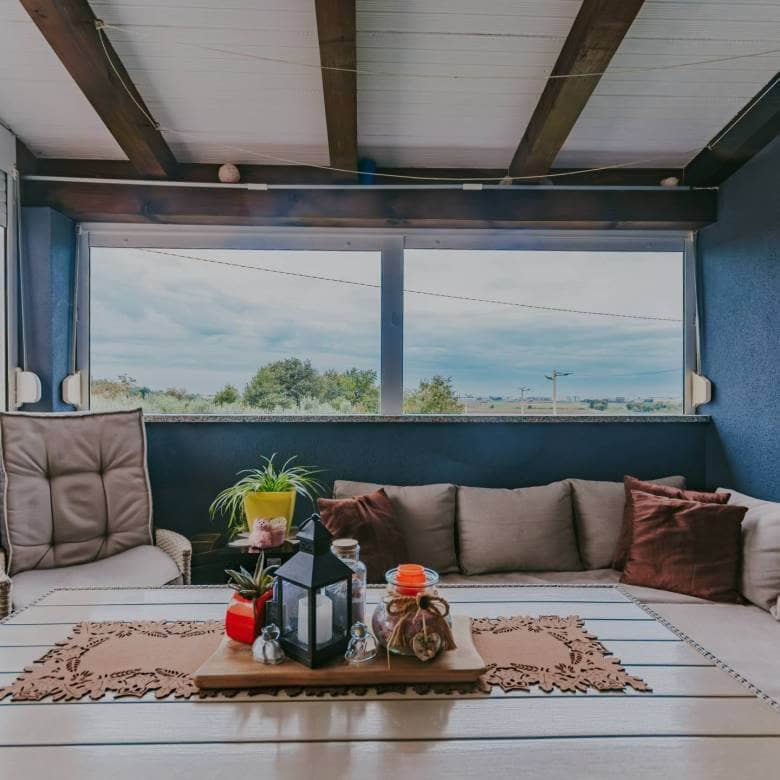 Umag Umgebung Wohnung mit freiem Blick auf die Stadt und das Meer