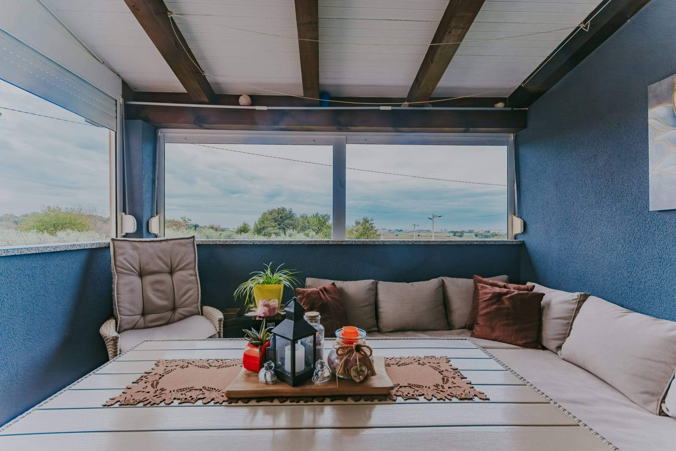 Umag Umgebung Wohnung mit freiem Blick auf die Stadt und das Meer