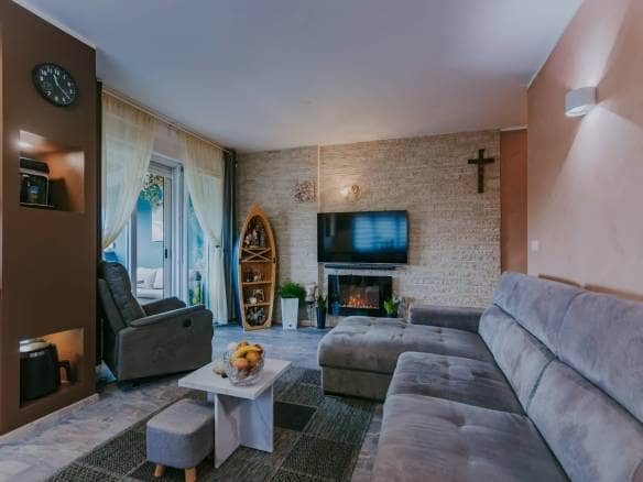 Umag Umgebung Wohnung mit freiem Blick auf die Stadt und das Meer