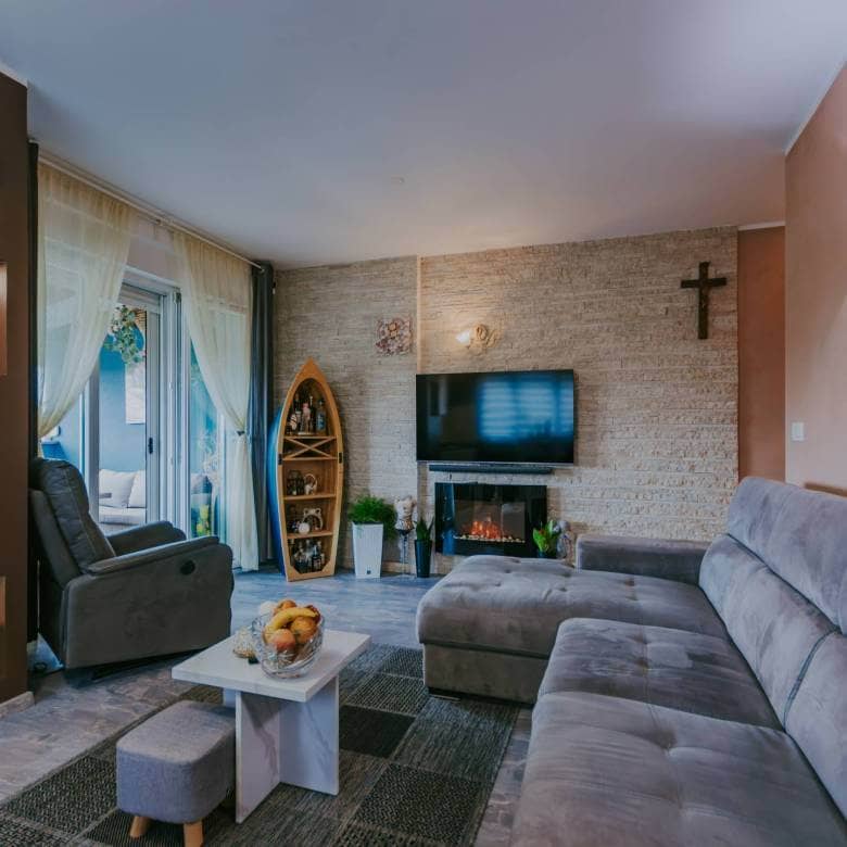 Umag Umgebung Wohnung mit freiem Blick auf die Stadt und das Meer