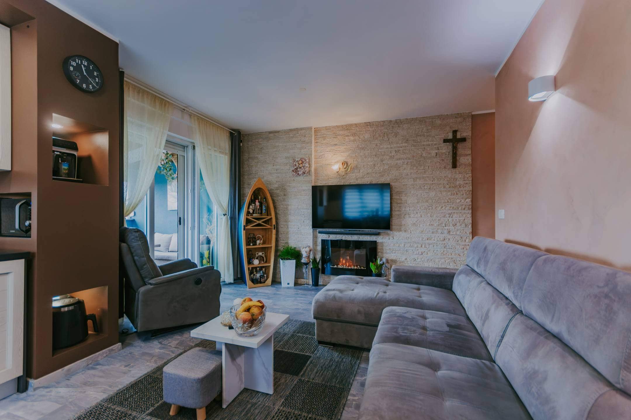 Umag Umgebung Wohnung mit freiem Blick auf die Stadt und das Meer