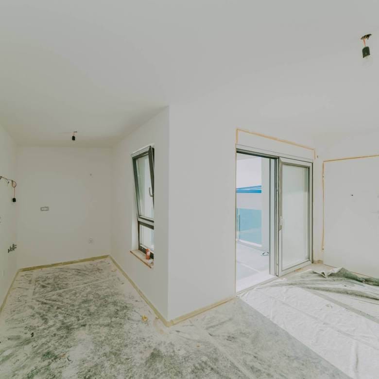 lovrecica modern apartment in a new building with an open sea view