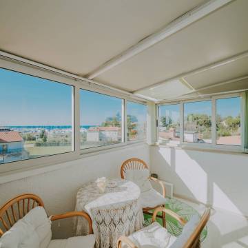 novigrad studio apartment in the second row to the sea with open sea view