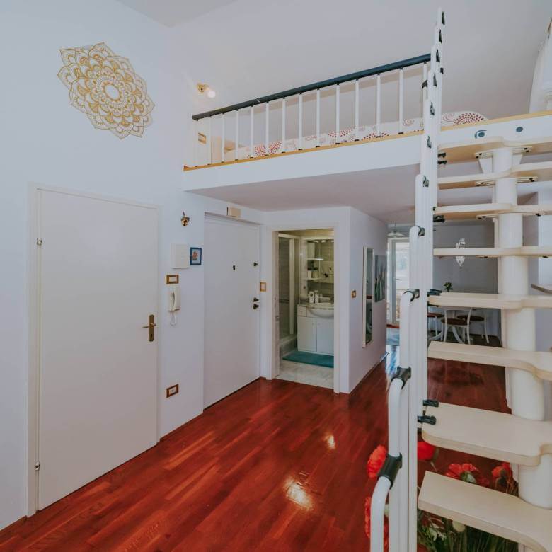 novigrad garsonjera v drugi vrsti do morja z odprtim pogledom na morje