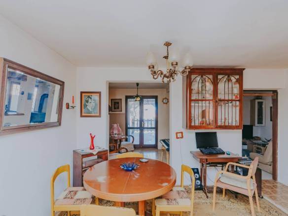 новиград даджла дом в ряду метров от моря с видом на море