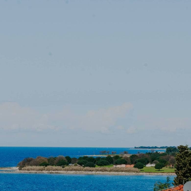novigrad dajla house in a row meters from the sea with a sea view