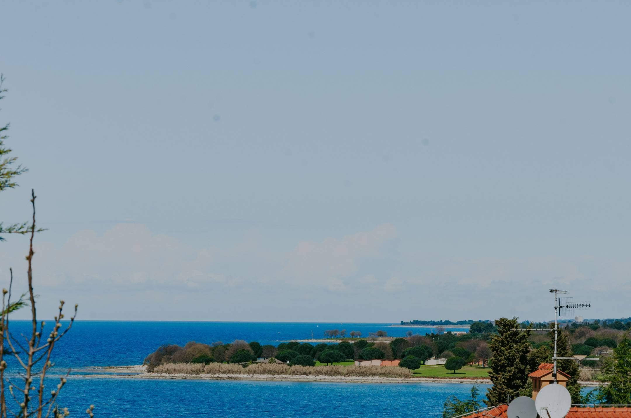 novigrad dajla house in a row meters from the sea with a sea view
