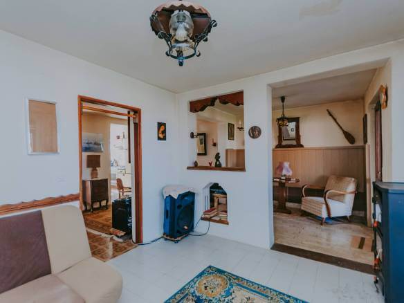 новиград даджла дом в ряду метров от моря с видом на море